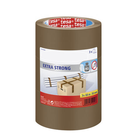 Lot de 3 rouleaux adhésifs Tesa (66m x 55mm)